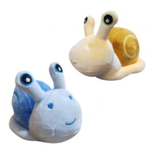Peluche Caracol Rosa y Amarillo 25cm PS364