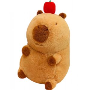 Peluche Capibara Con Manzana 25cm PS677