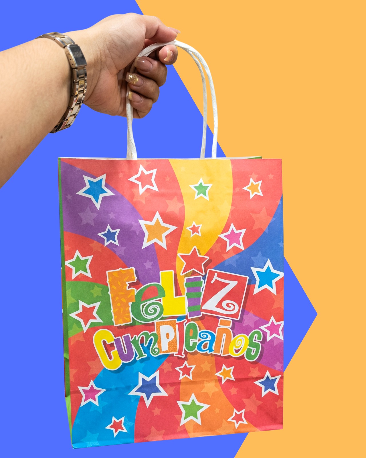 Bolsas de Papel c/asa 27×21 Cumple x12 unid. - Image 4