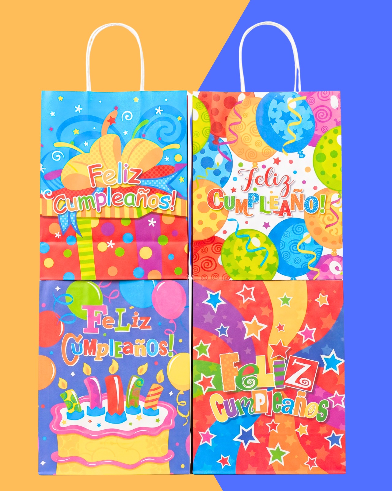 Bolsas de Papel c/asa 27×21 Cumple x12 unid. - Image 7