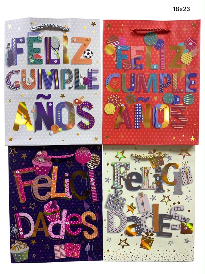 Bolsas Delux M (18x24) FC Felicid. x12 unid.