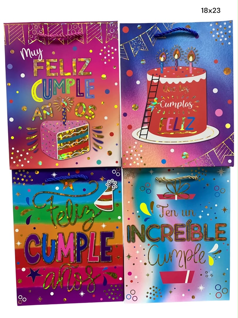 Bolsas Delux M (18x24) FC Arcoiris x12 unid.