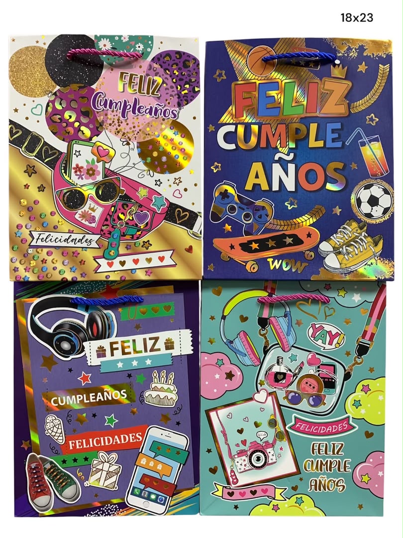 Bolsas Delux M (18x24) FC Teen x12 unid.