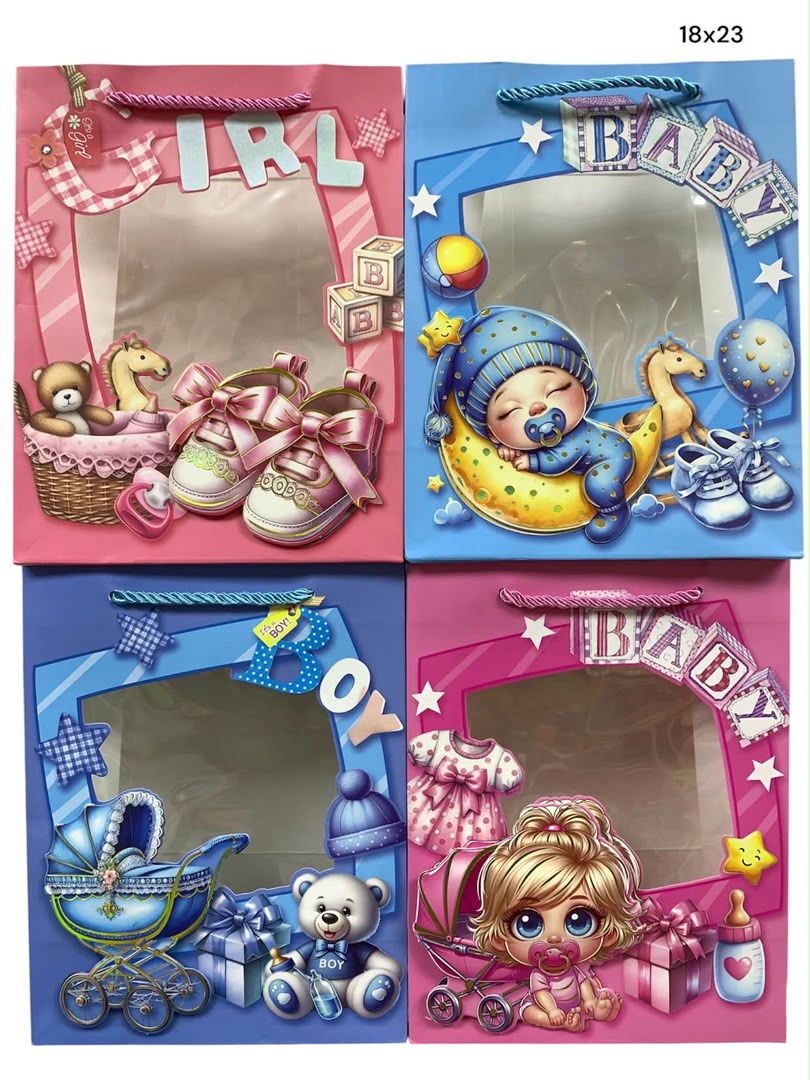 Bolsas Delux M (18x24) Bebe Visor x12 unid.