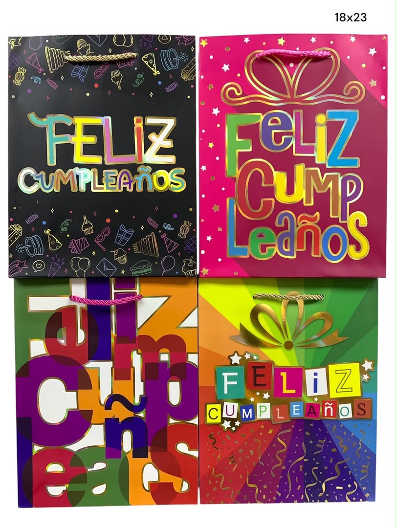 Bolsas Delux M (18x24) FC Letras x12 unid.