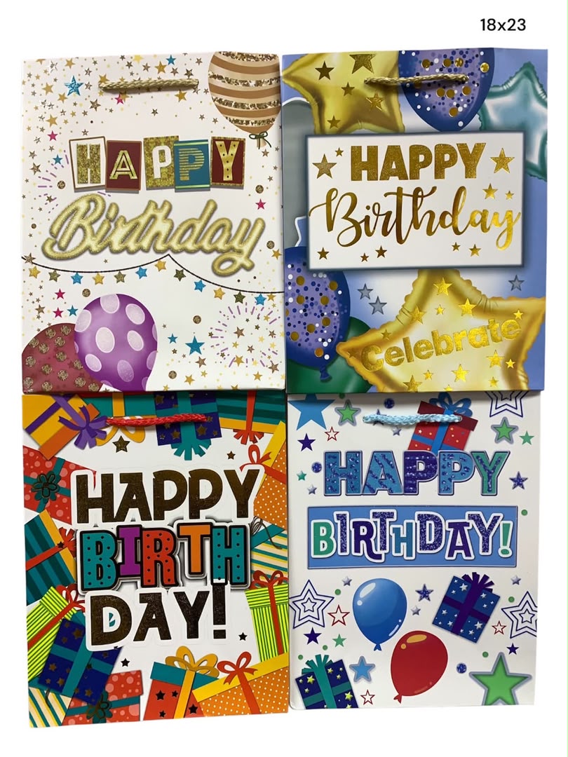 Bolsas Delux M (18x24) HB Letras x12 unid.