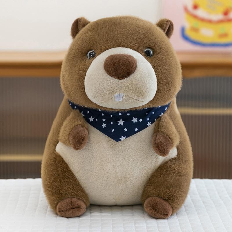 Peluche Castor Con Pañuelo 50cm Ps1144 - Image 4