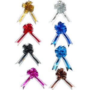 Lazos Fácil Pompon Borde 7cm x10 unid iguales