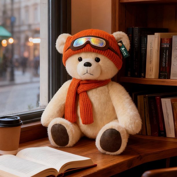 Peluche Oso Esquiador 35cm PS1159 - Image 10