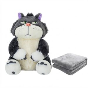 Peluche c/cobija Gato Lucifer 45cm PS1206