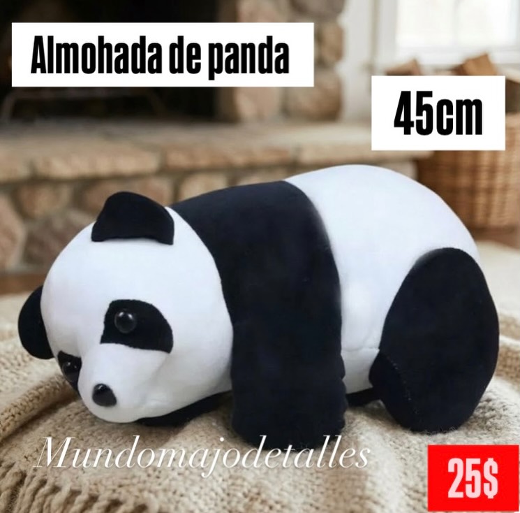 Peluche Panda Acostado 45cm PS624 - Image 4