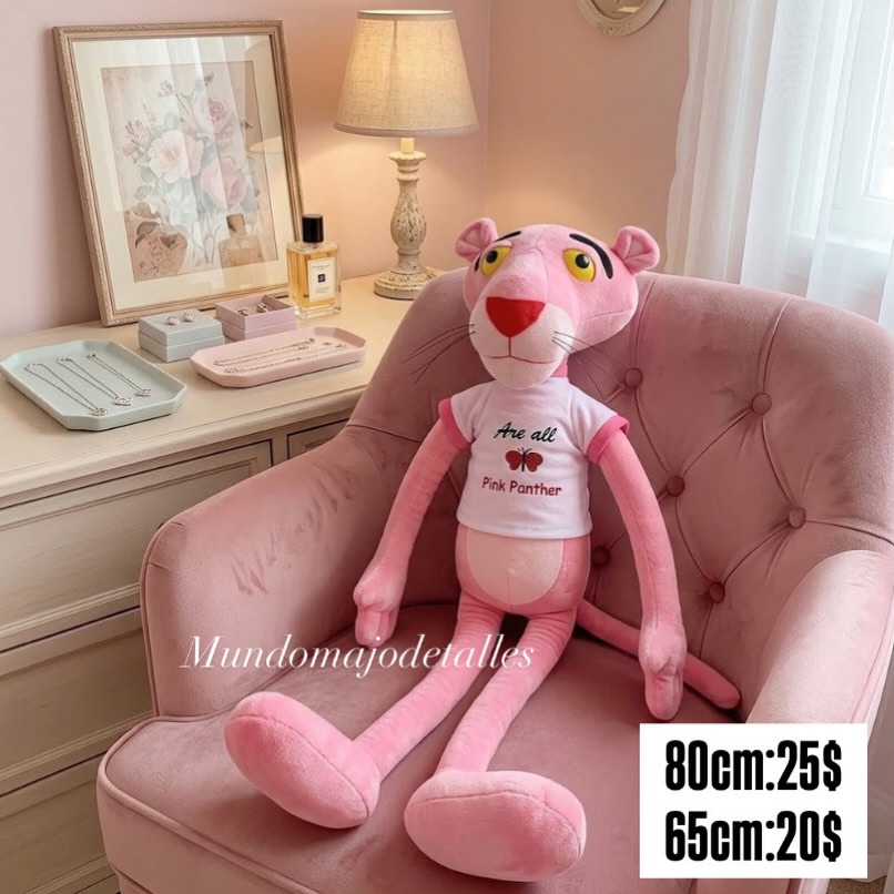 Peluche Pantera Rosa Gigante 80cm PS728 - Image 3