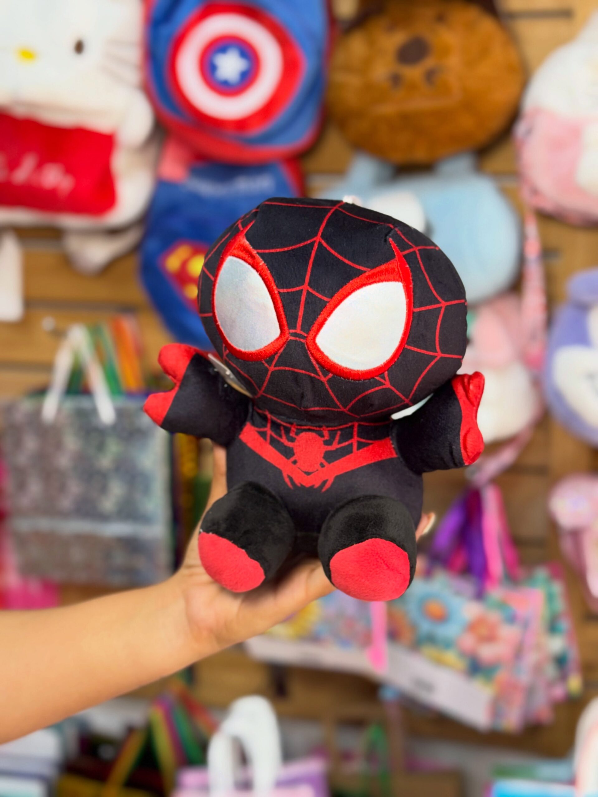 Peluche Spiderman Miles Morales 25cm PS1617-10 - Image 3
