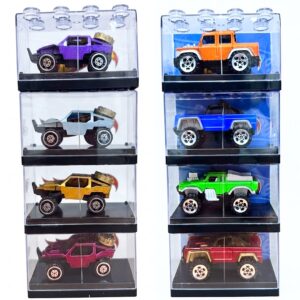 Carritos Hot Weels en Caja de Acetato