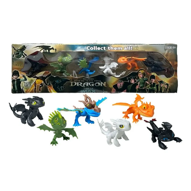 12 Figuras Coleccionables Como Entrenar A Tu Dragon - Image 2