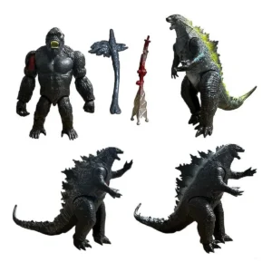 Muñeco King Kong Y Godzilla 24cm + Accesorios Para Niños