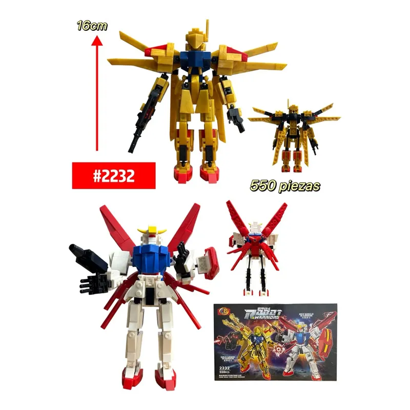 2 Robot Warriors Armable 550pc - Image 2