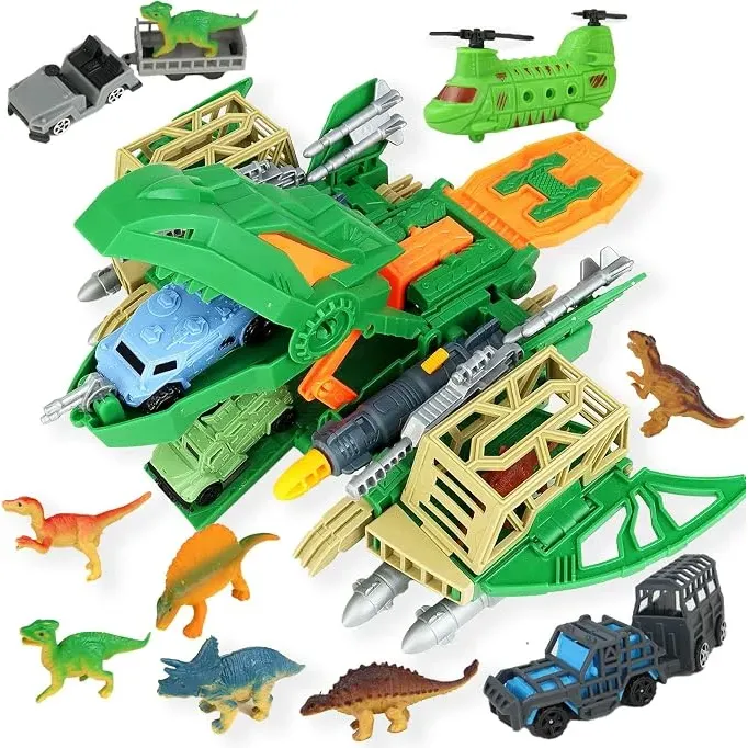 Nave Dinosaurio Para Niños 10pc + 6 Dinosaurios - Image 9