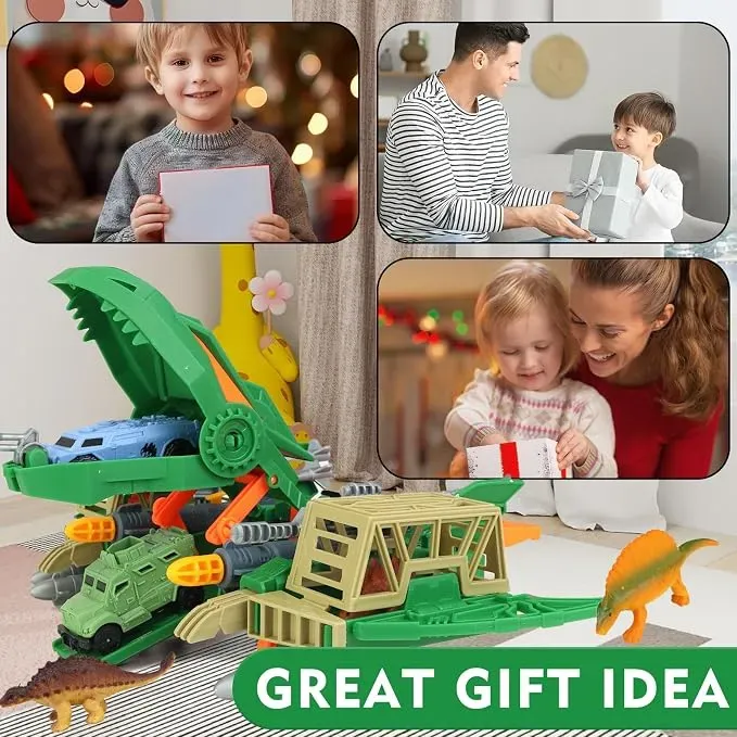 Nave Dinosaurio Para Niños 10pc + 6 Dinosaurios - Image 3