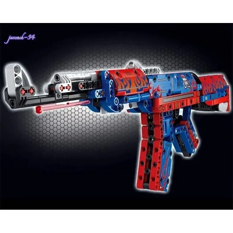 Pistola Armable Ak47 Military 401 Piezas - Image 6