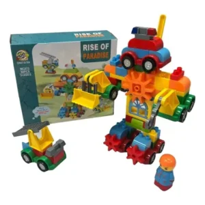 Bloques De Construccion Paradise 88pc Para Niños + 1 Figura