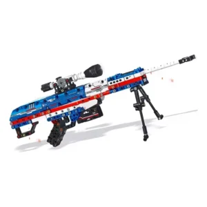 Pistola Armable Sniper Military 446pc Para Niños