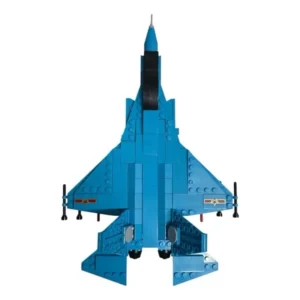 Jet Armable Azul Para Niños 210pc + 1 Muñeco