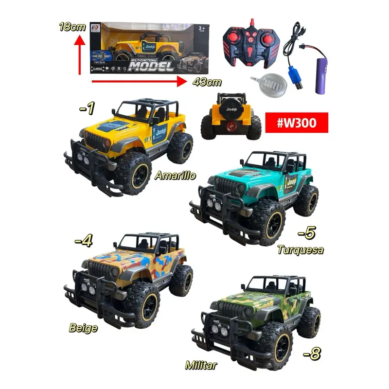 Carro Monster Truck Control Remoto + Cable Para Cargar - Image 4