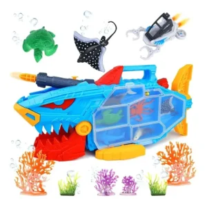 Tiburon Submarino Para Niños + 10pc