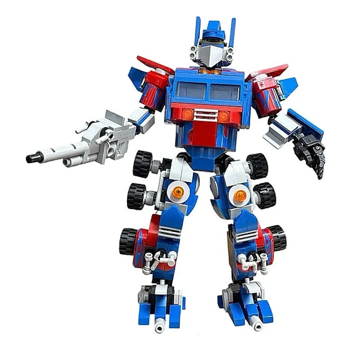 Transformers Armable Amarillo Y Azul 488 Piezas - Image 2