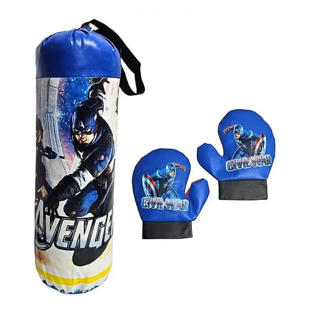 Saco De Boxeo Spiderman, Paw Patrol Y Avengers Para Niños - Image 7