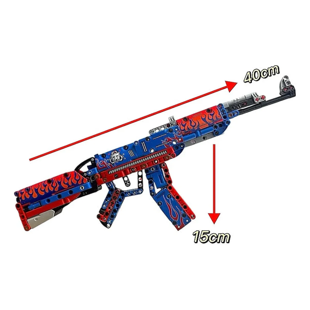 Pistola Armable Ak47 Military 401 Piezas - Image 2