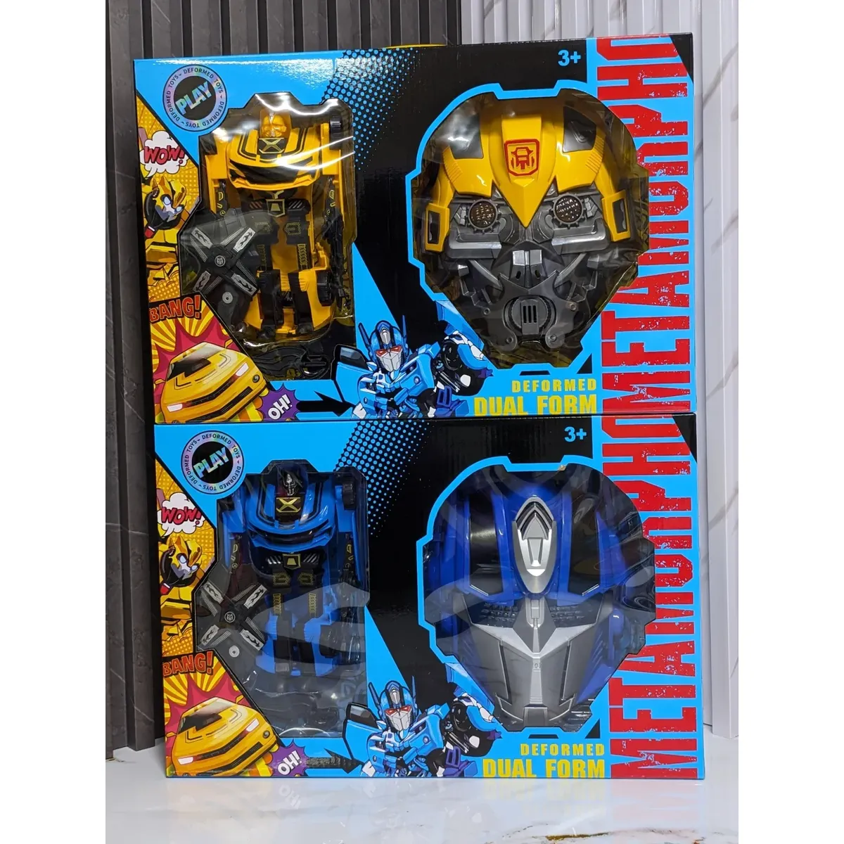 Figura Transformer Oprimus Prime Bumblebee + Mascara - Image 2