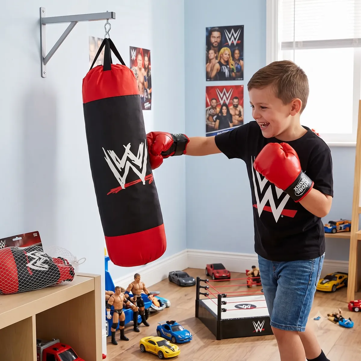 Saco De Boxeo + Guantes Para Boxeo Para Niños - Image 2