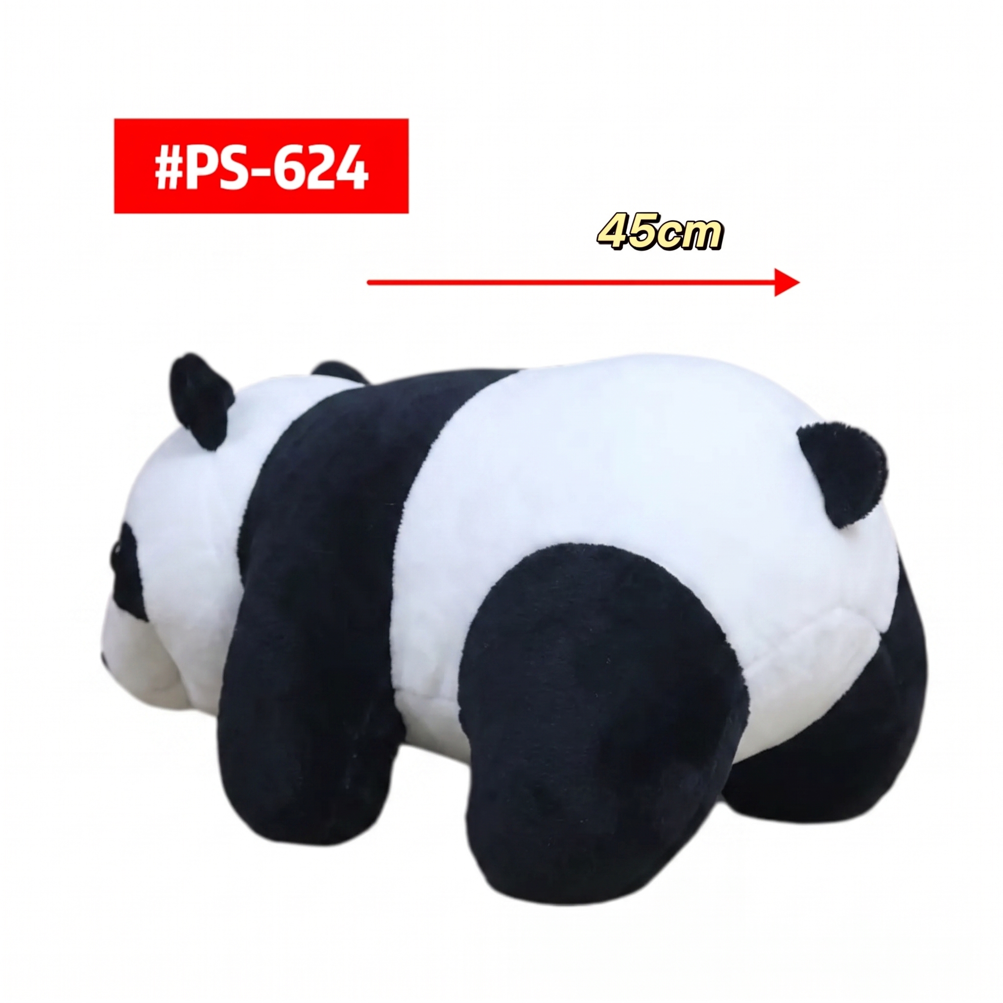 Peluche Panda Acostado 45cm PS624 - Image 5