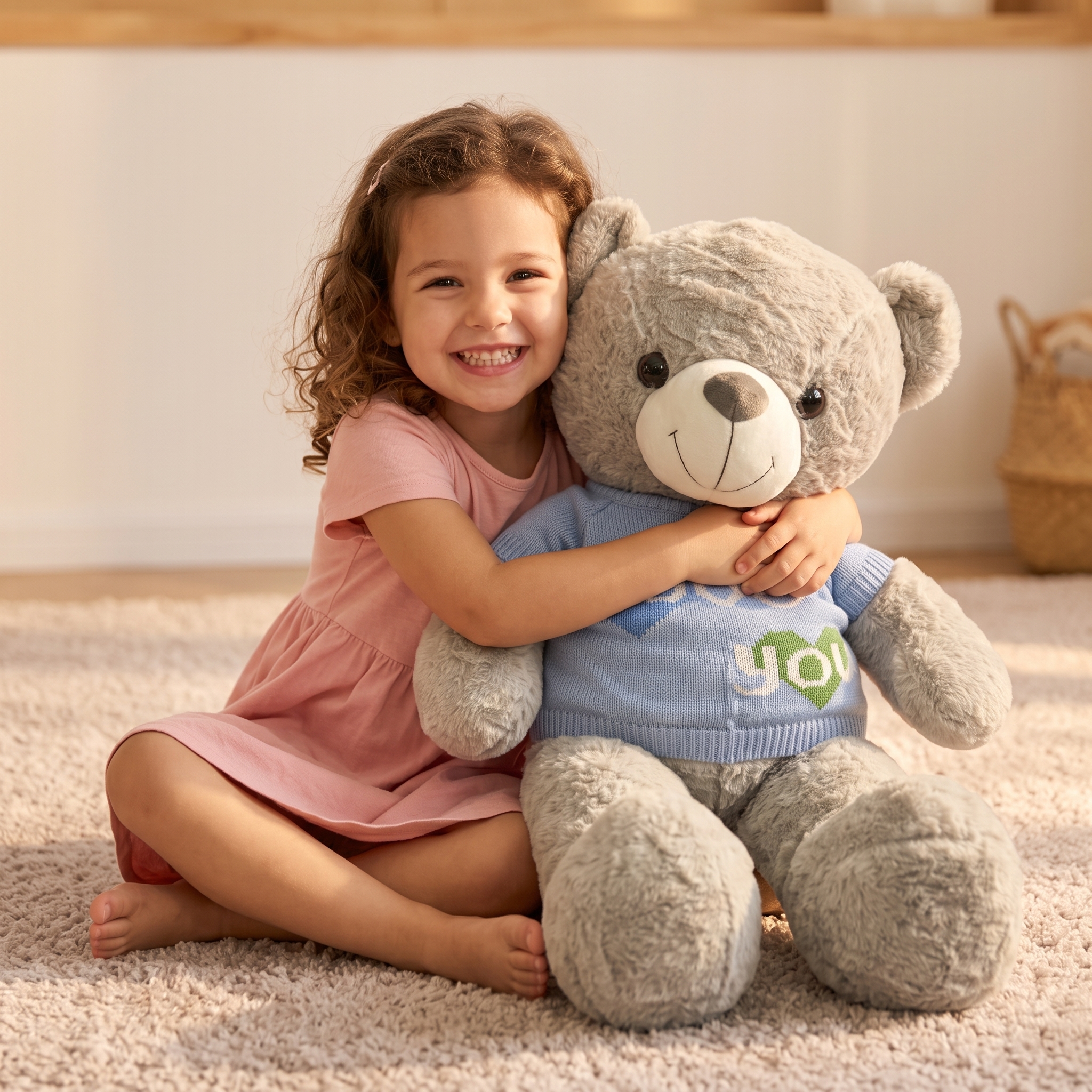 PELUCHE OSO SUETER 75cm #DX-52213 - Image 4