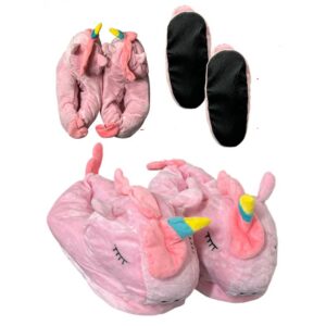 PANTUFLAS UNICORNIO ROSADO 28cm #44204-25