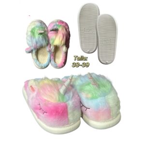 PANTUFLAS 28cm UNICORNIO #44204-1