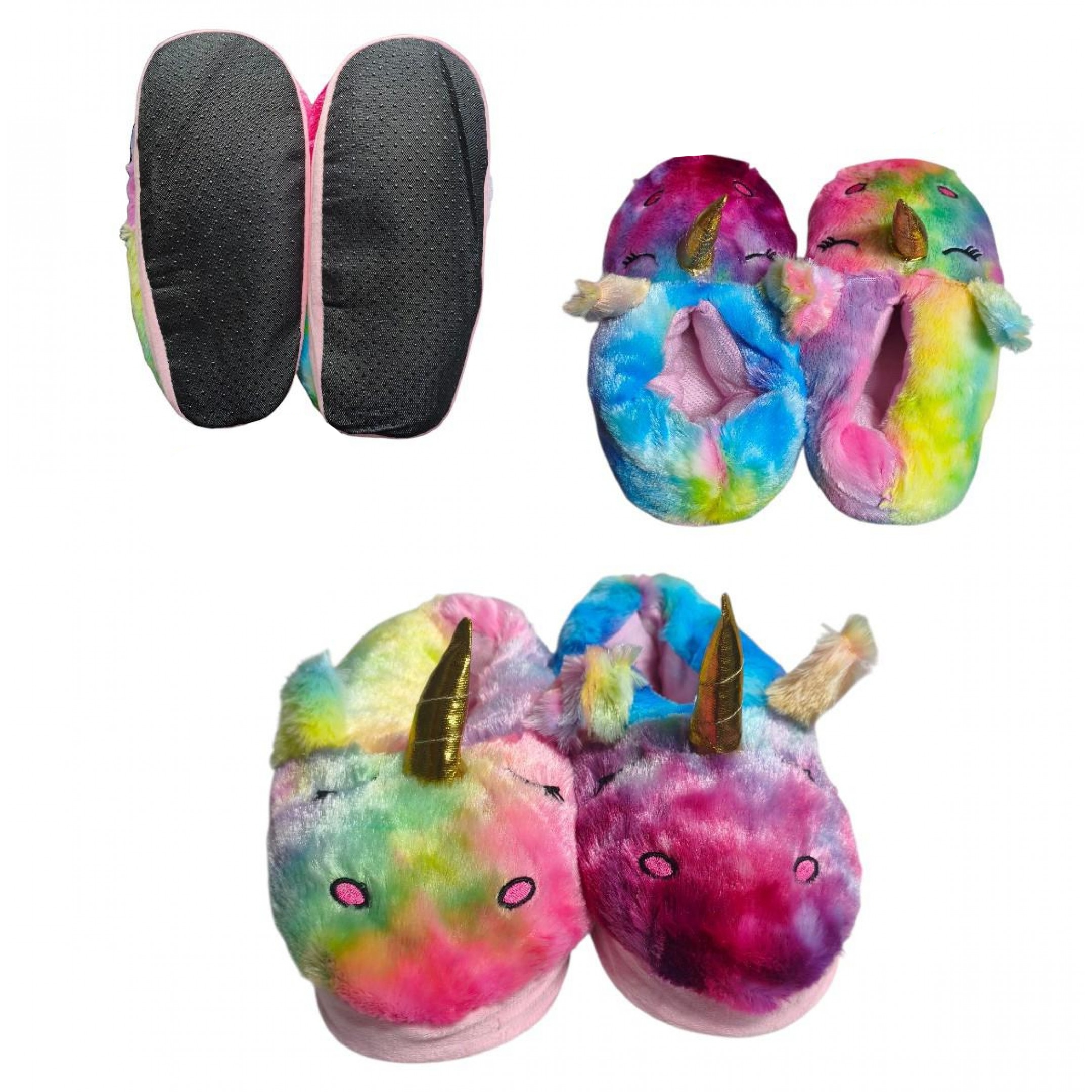PANTUFLAS 26cm UNICORNIO MORADO #44204-21