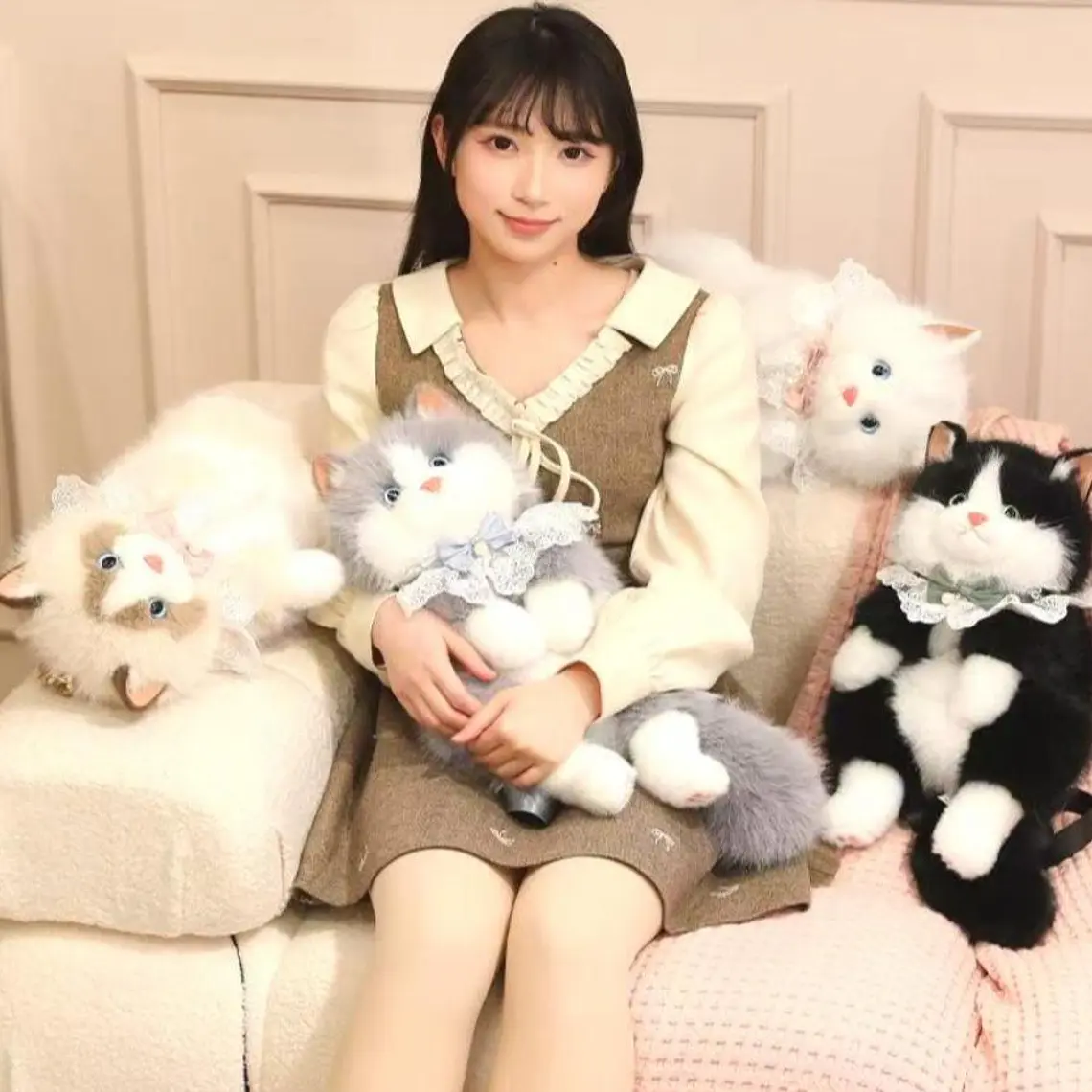 PELUCHE GATO CON SONIDO 45cm #PS-1295 - Image 6
