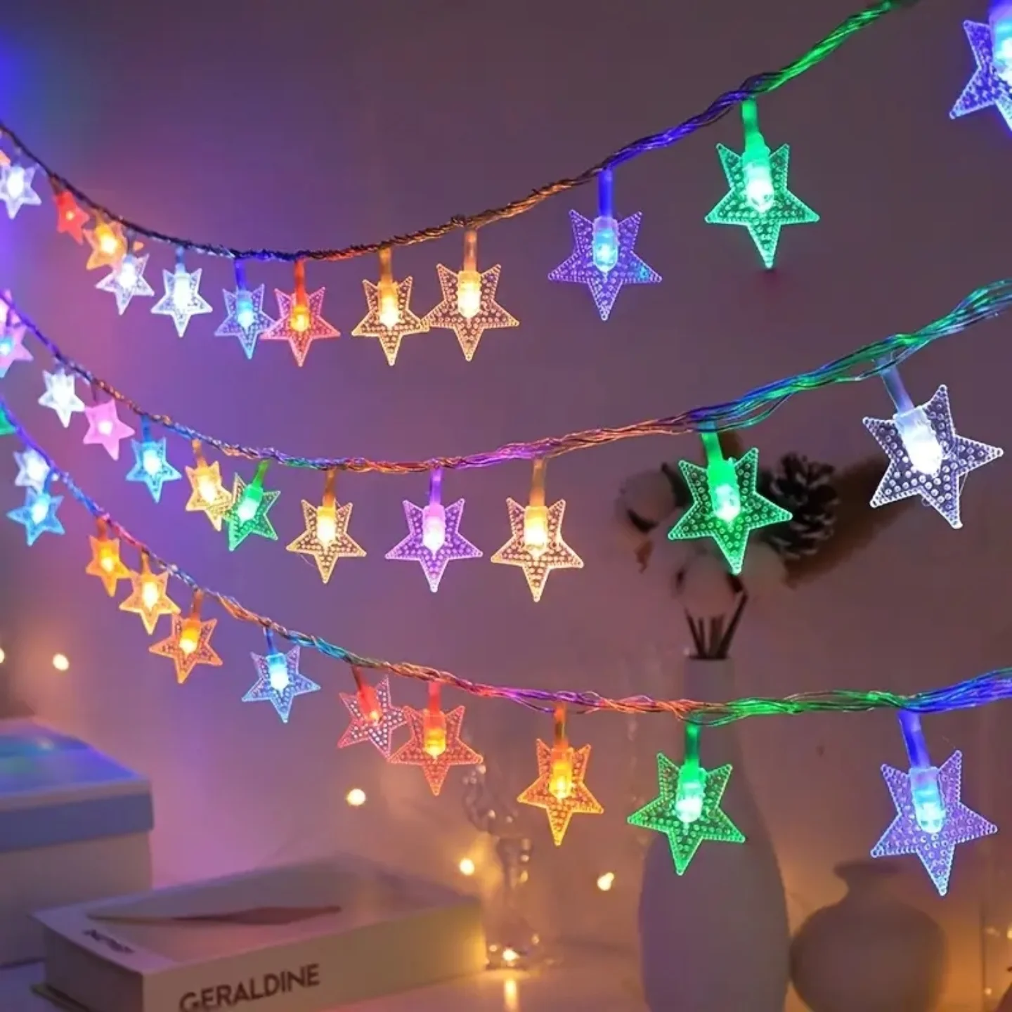 LUCES DE NAVIDAD CON ADORNOS #YH-15 - Image 5