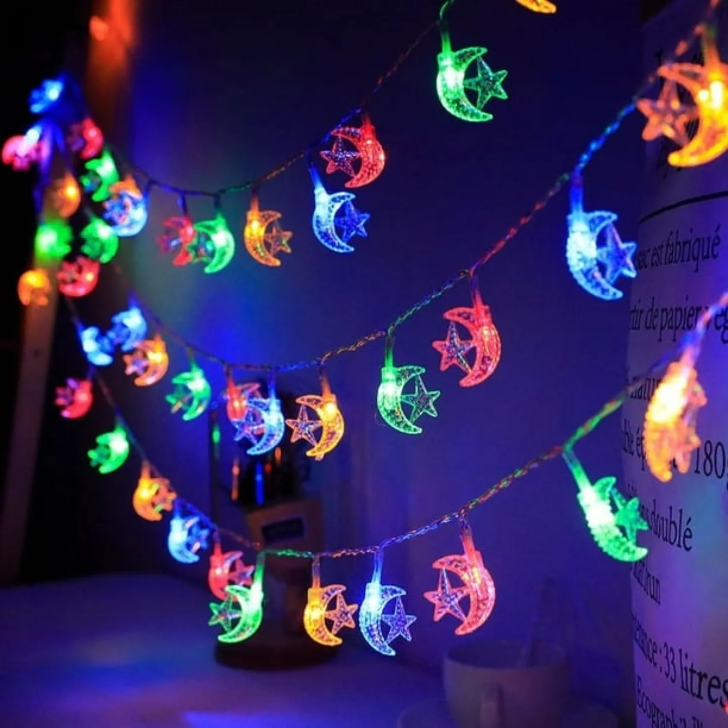 LUCES DE NAVIDAD CON ADORNOS #YH-15 - Image 2