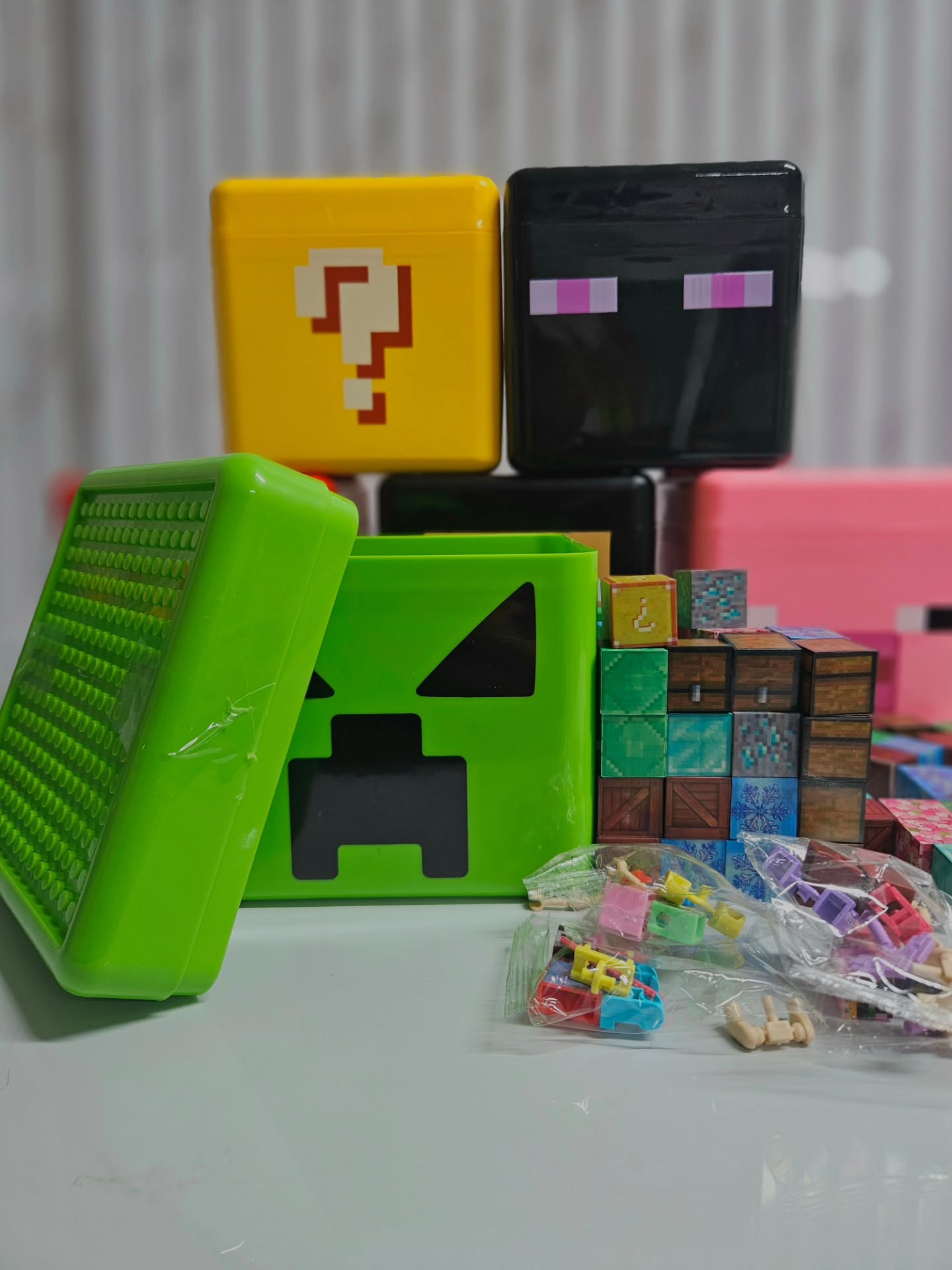 CAJA CON LEGOS MAGNETICOS MINECRAFT 150pcs #BZ96-150CYS - Image 6
