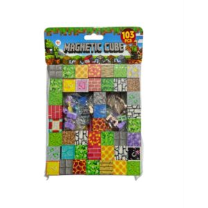 BOLSA CON LEGOS MAGNETICOS MINECRAFT 103pcs #BZ96-100C