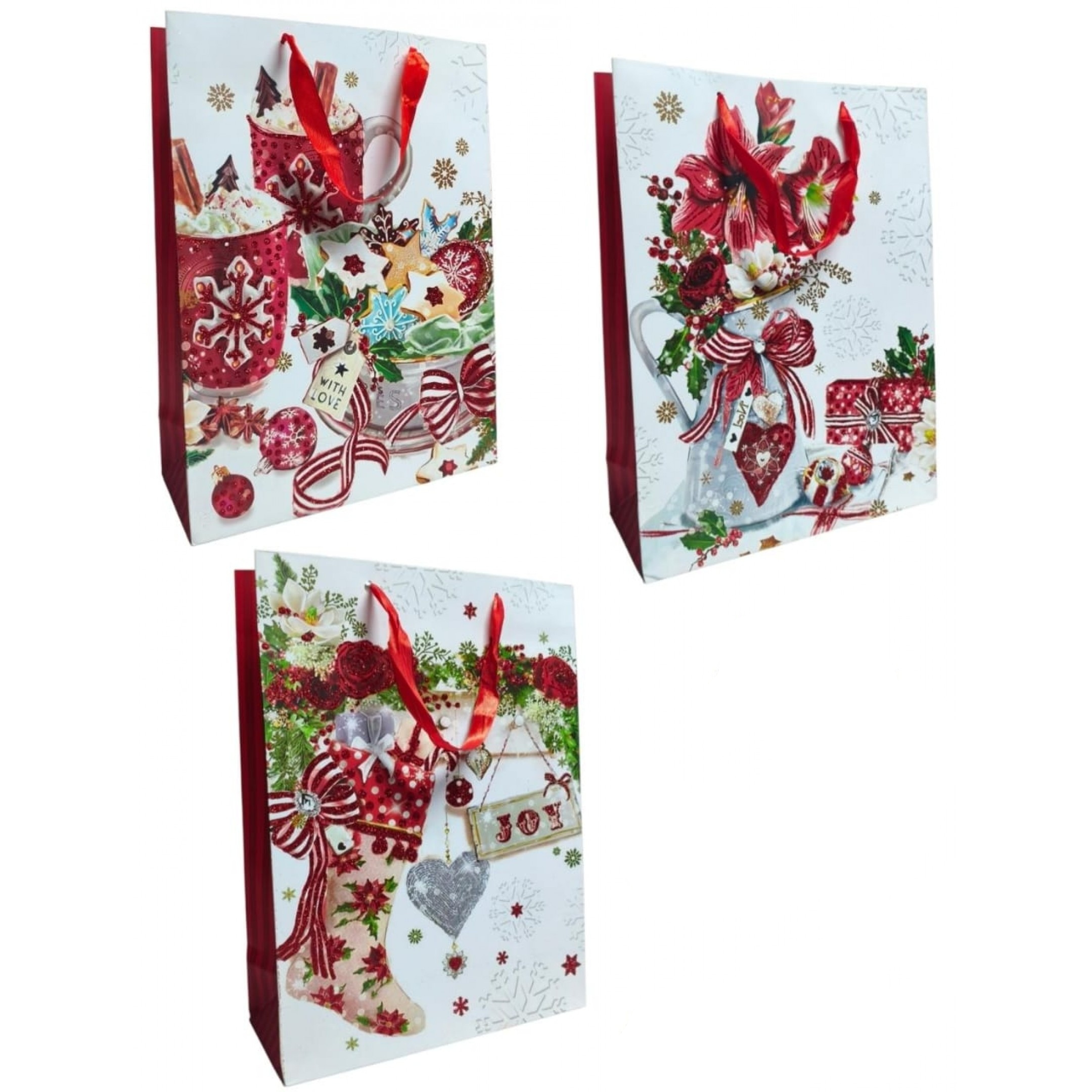 Bolsas de Regalo Lujo 40x30 Navidad