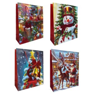 Bolsas de Regalo Lujo 32x26 Navidad