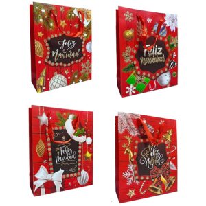 Bolsas de Regalo Lujo 32x26 Navidad