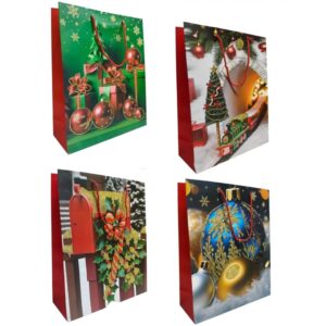 Bolsas de Regalo Lujo 32x26 Navidad