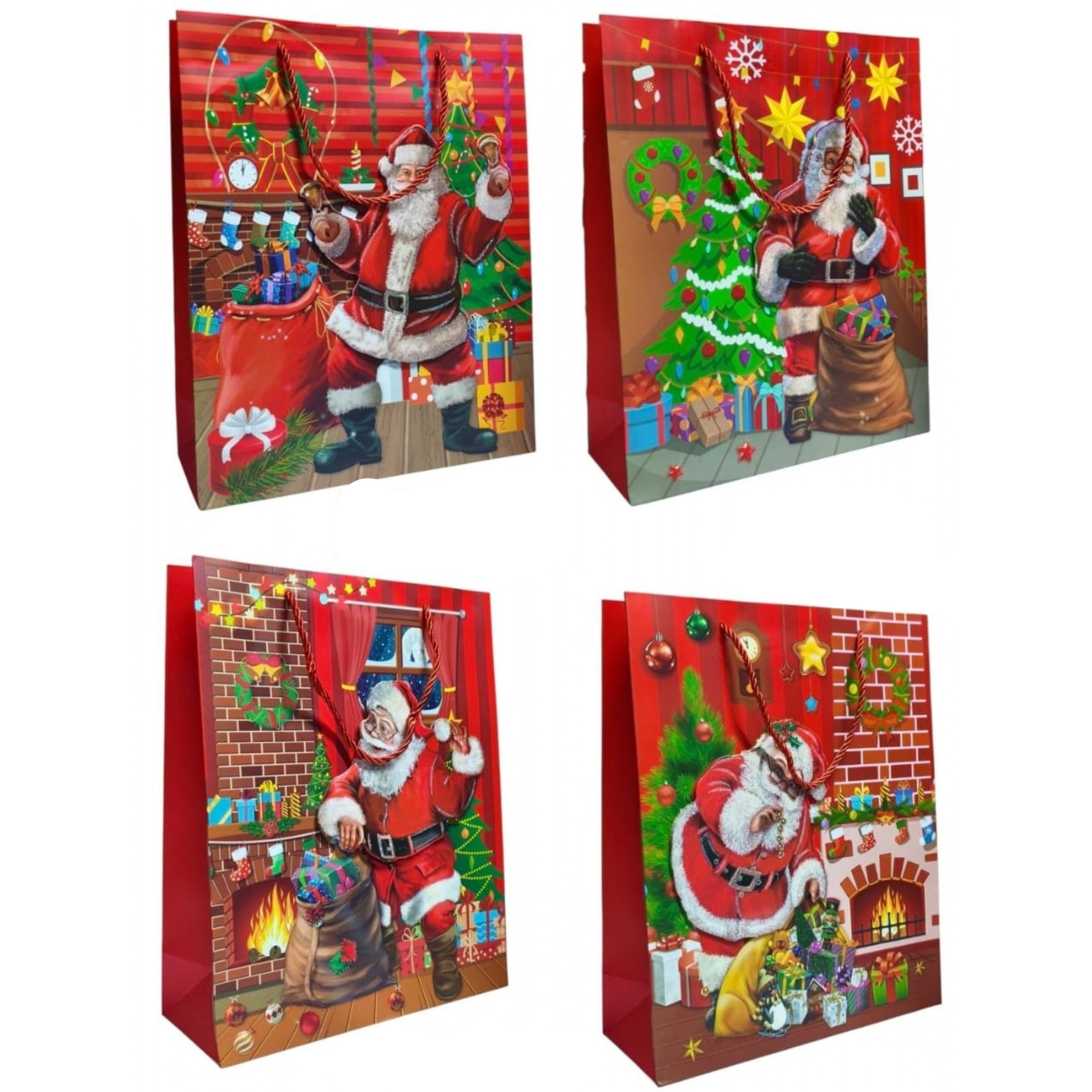 Bolsas de Regalo Lujo 32x26 Navidad