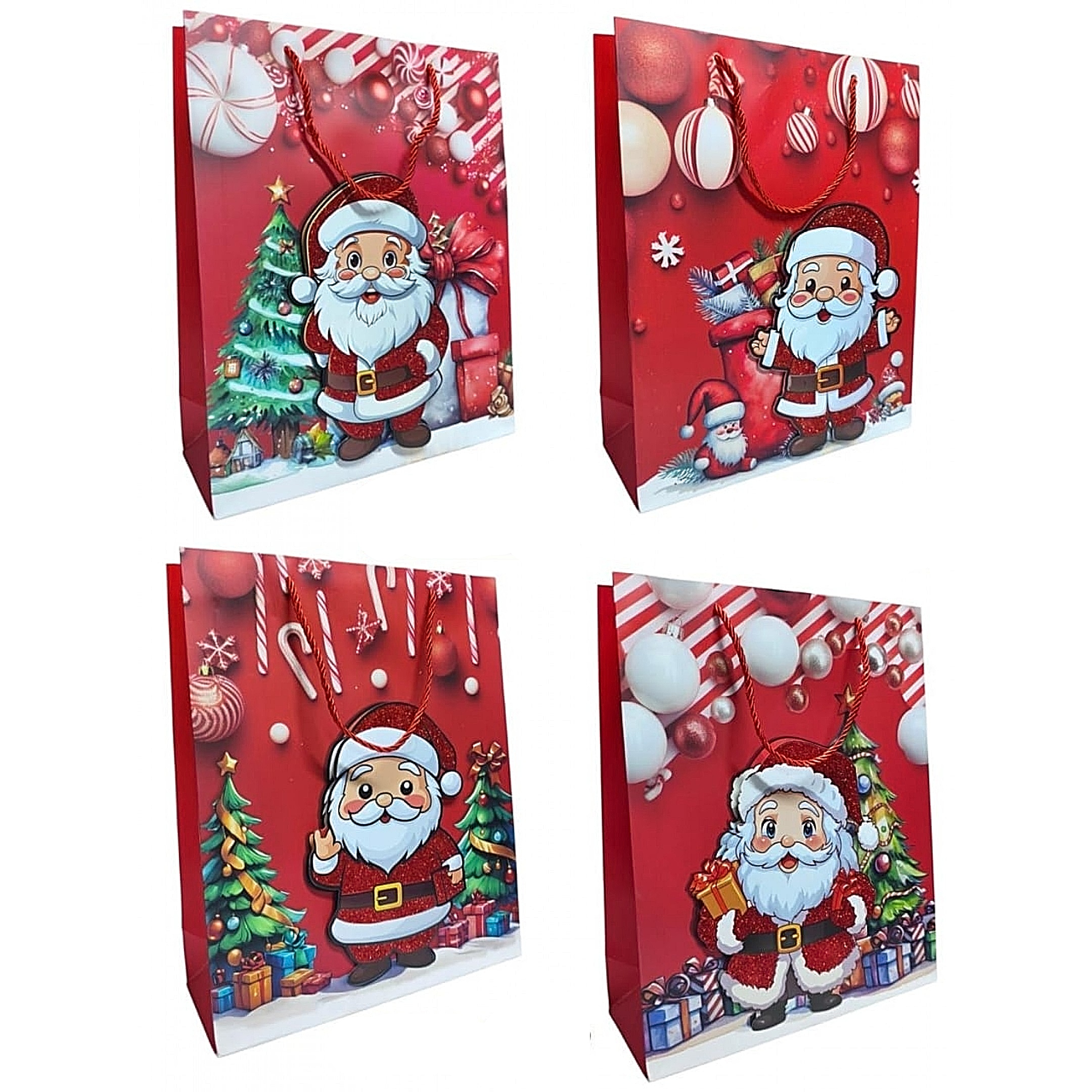Bolsas de Regalo Lujo 32x26 Navidad